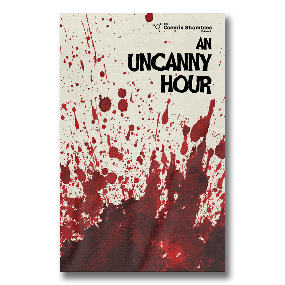 An Uncanny Hour Bloody Tea Towel