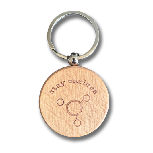 Shambles Curious Wooden Keyring