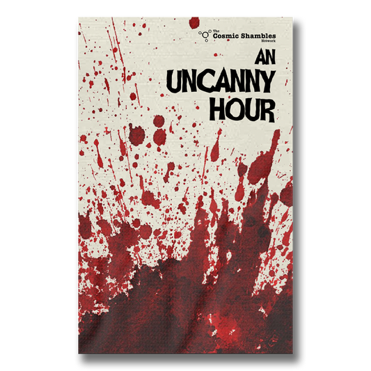 An Uncanny Hour Bloody Tea Towel