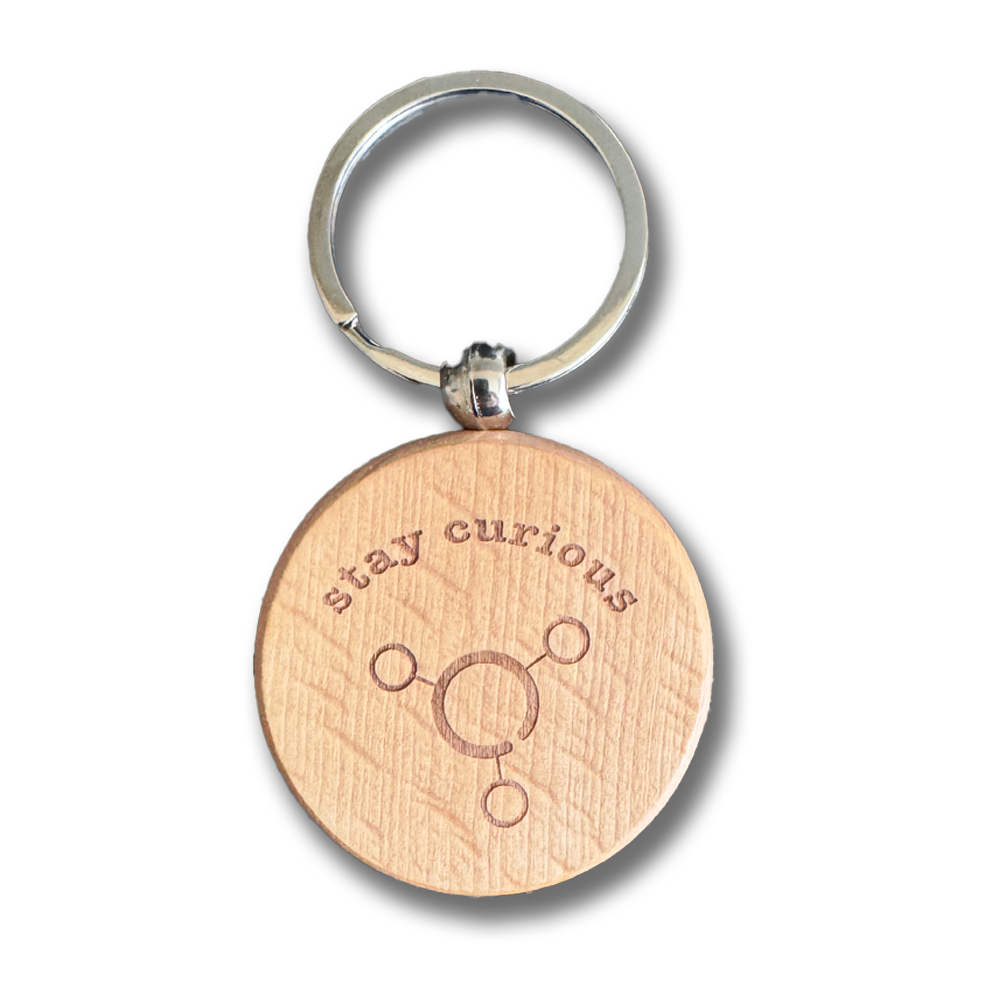 Shambles Curious Wooden Keyring